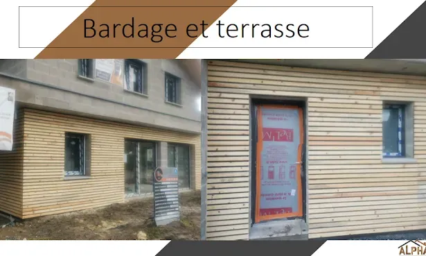 bardage et terrasse
